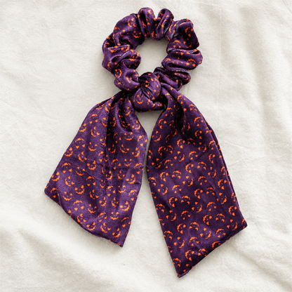 Halloween scarf scrunchie BatScarf variant