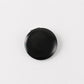 Black round double-sided pocket mirror