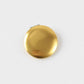 Gold round double-sided pocket mirror
