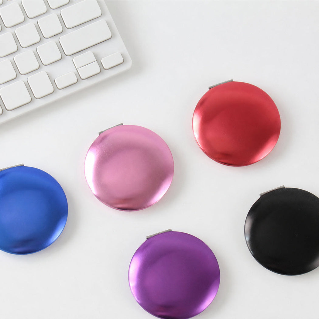 Round double-sided pocket mirrors