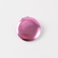 Pink round double-sided pocket mirror