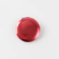Red round double-sided pocket mirror