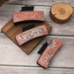 Beau - Orange Western Pattern Hair Claw variant overview on neutral background