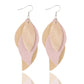 Earedge - Blue Layered Leaf Earrings 11296
