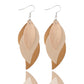 Earedge - Blue Layered Leaf Earrings 11299