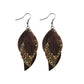 Earedge - Blue Layered Leaf Earrings 10703