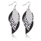 Earedge - Blue Layered Leaf Earrings 10009