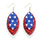 Earedge - Blue Layered Leaf Earrings 10896