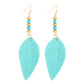 Earedge - Blue Layered Leaf Earrings 11918