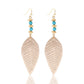 Earedge - Blue Layered Leaf Earrings 11919