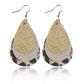 Earedge - Blue Layered Leaf Earrings 10105
