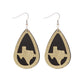 Earedge - Blue Layered Leaf Earrings 12105