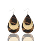 Earedge - Blue Layered Leaf Earrings 11843