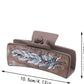 Beau - Western Feather Print Hair Claw