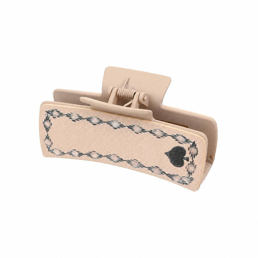 Beau - Western Cactus Letter Hair Claw 90021