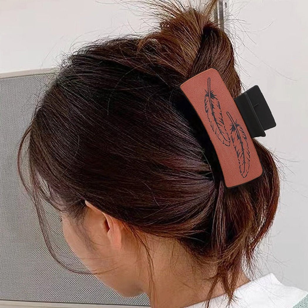Beau - Rust Western Symbol Hair Claw