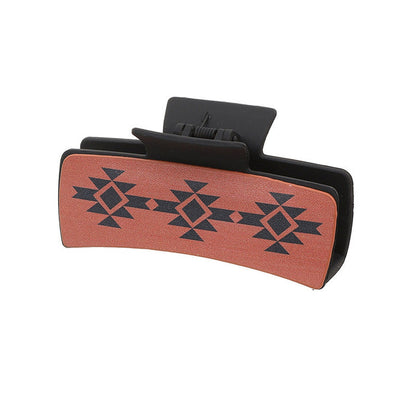 Beau - Rust Western Symbol Hair Claw