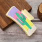 Beau - Pastel Cactus Letter Hair Claw