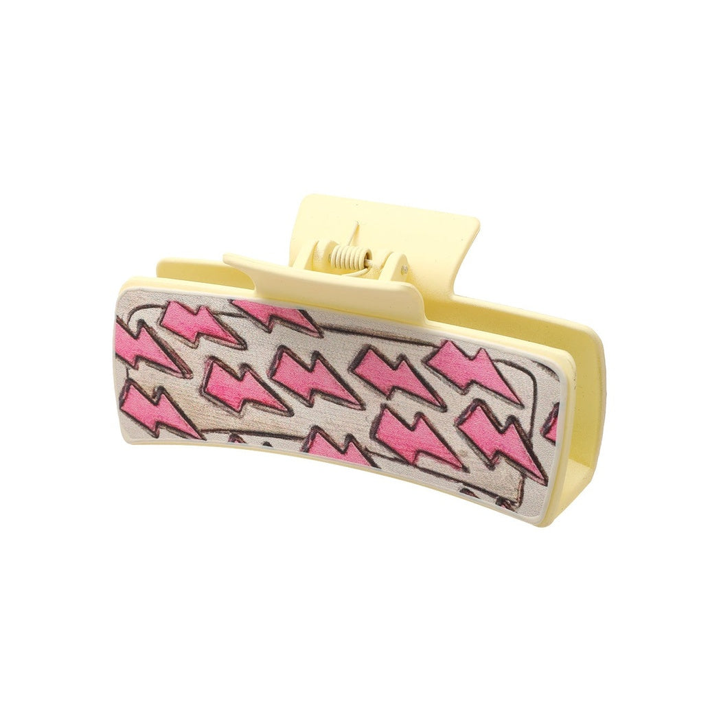 Beau - Pastel Cactus Letter Hair Claw