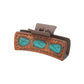 Beau - Western Sunflower Letter Hair Claw