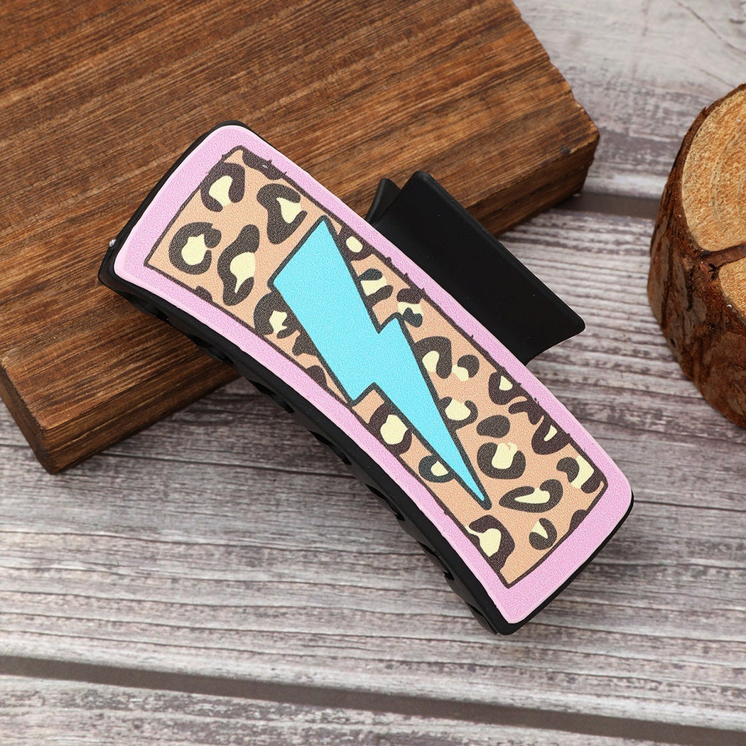 Beau - Western Letter Motif Hair Claw