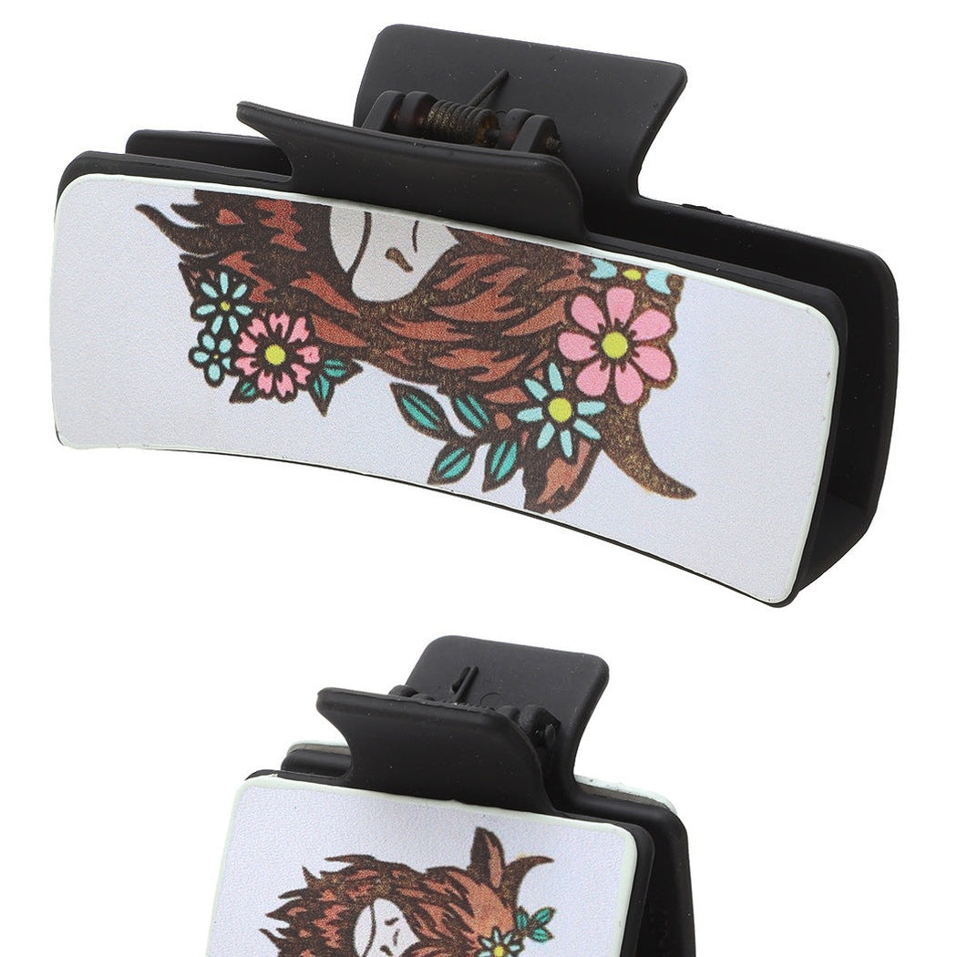 Beau - Western Animal Print Hair Claw