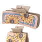 Beau - Sunflower Cactus Print Hair Claw