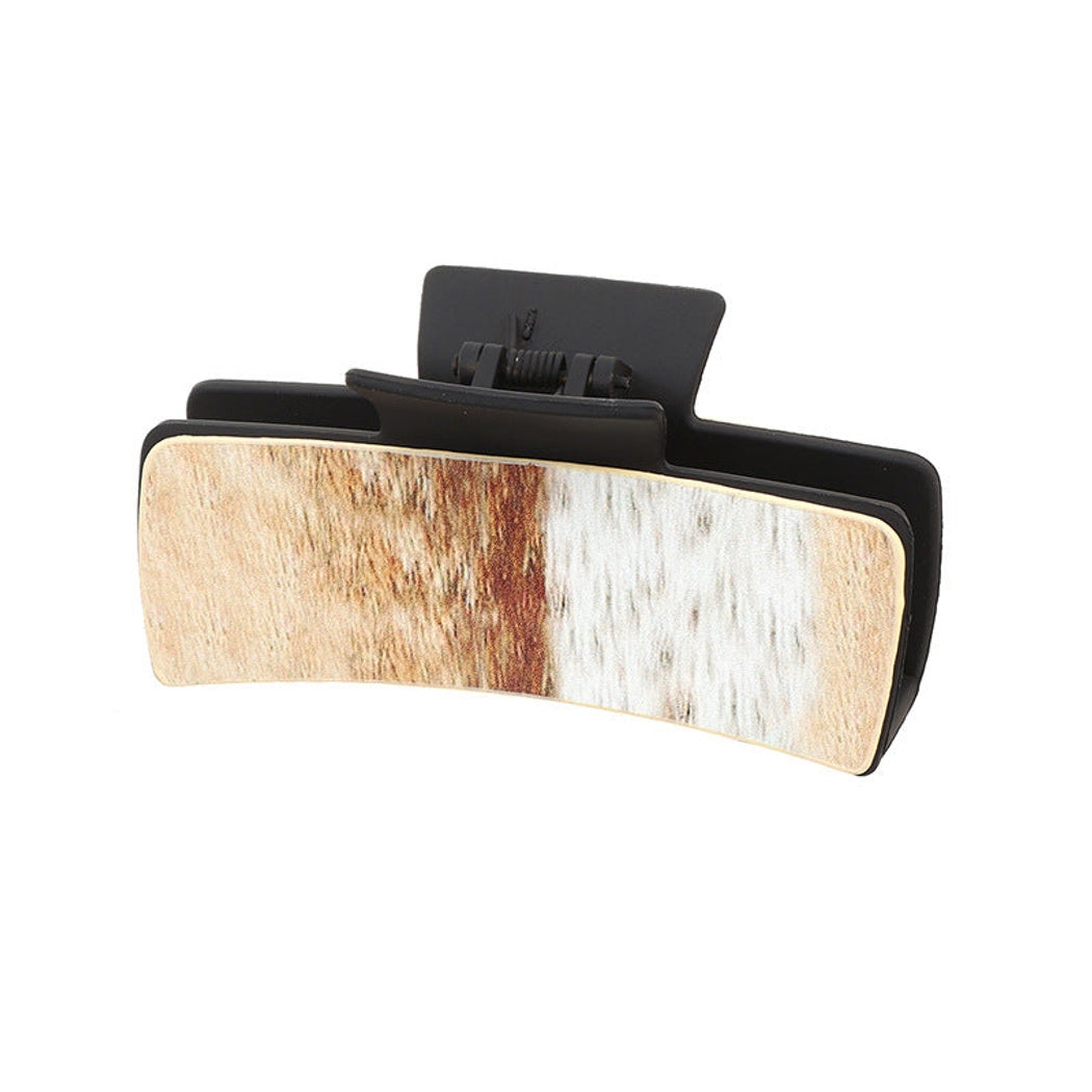 Beau - Hide Print Western Hair Claw 90044