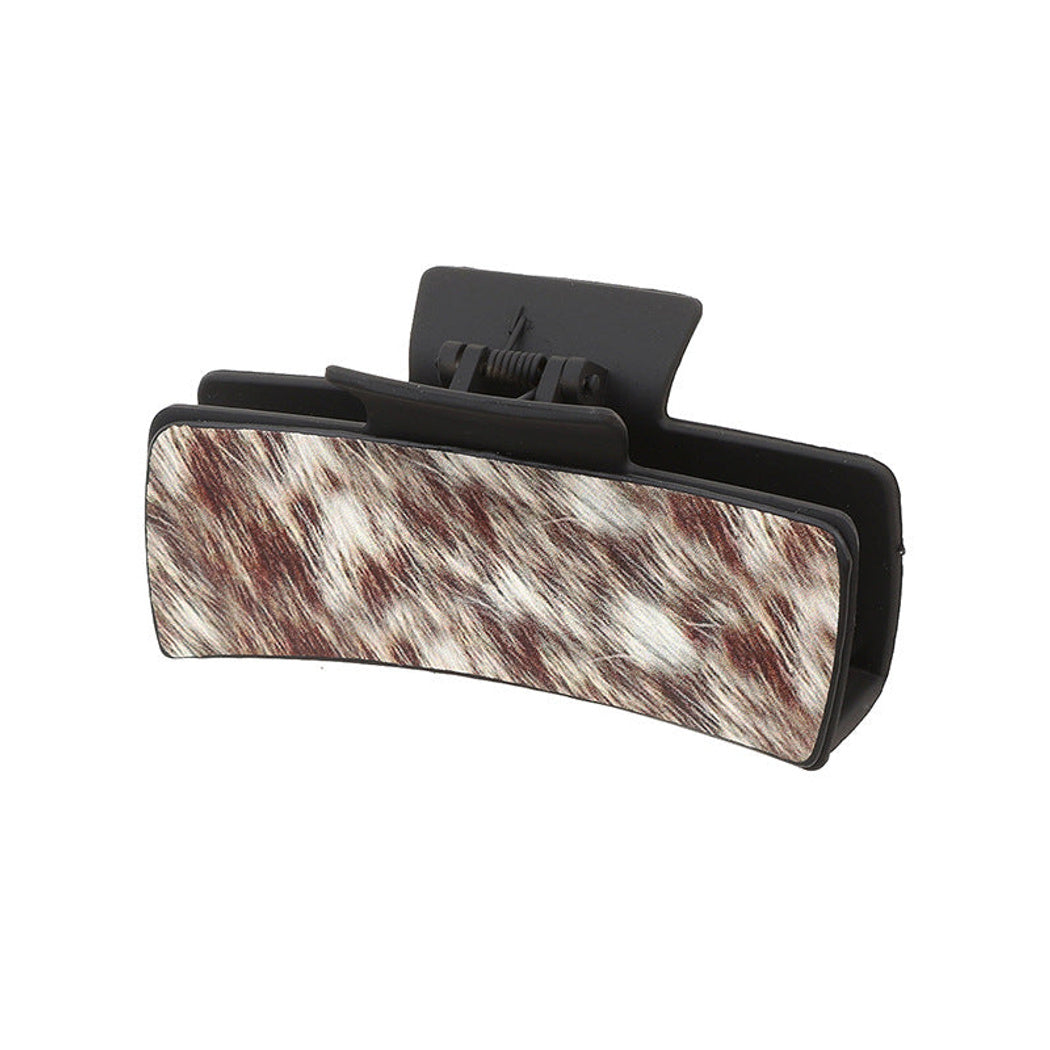 Beau - Hide Print Western Hair Claw 90048