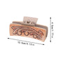 Beau - Hide Print Western Hair Claw 90083