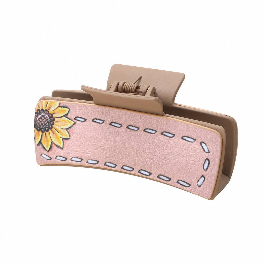 Beau - Mom Cactus Sunflower Hair Claw 90185