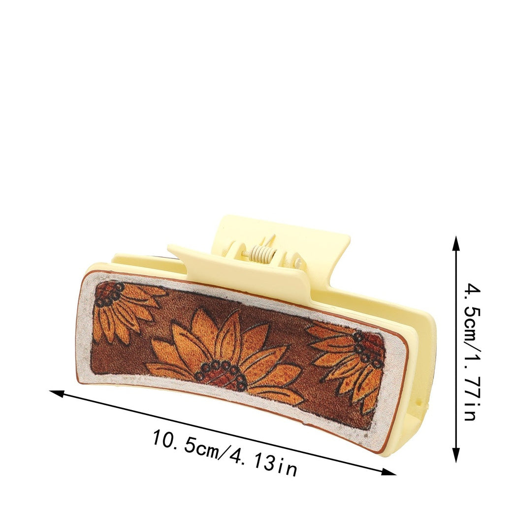 Beau - Mom Cactus Sunflower Hair Claw