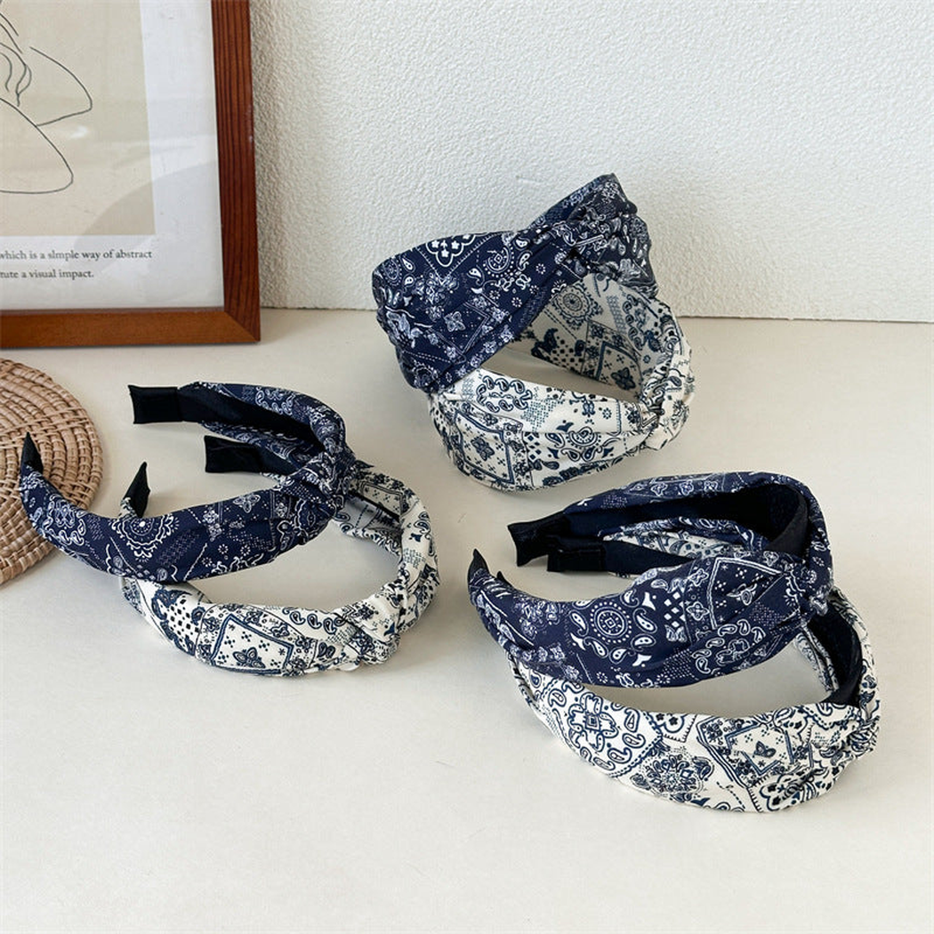 Paisley Polka Dot Headband Collection showing multiple available variants