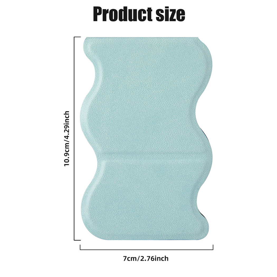 Wavy folding mirror dimensions: 7 × 10.9 cm