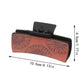 Terracotta Western Hair Claw variant 8
