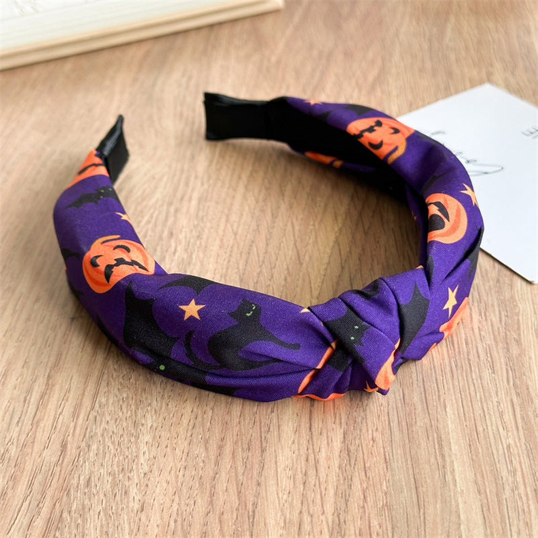 Gifty - Halloween Printed Hair Accessories - CrossPumpk variant