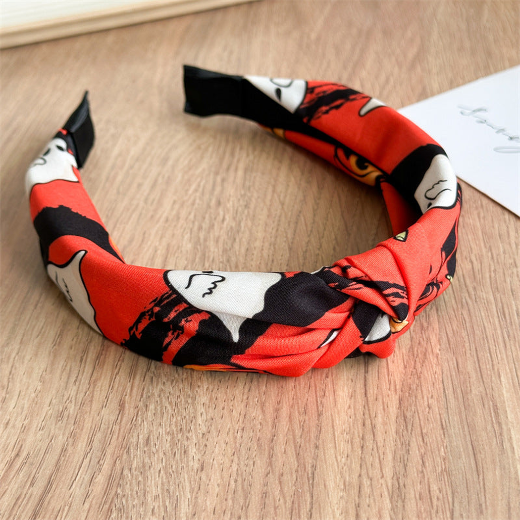 Gifty - Halloween Printed Hair Accessories - CrossGhost variant