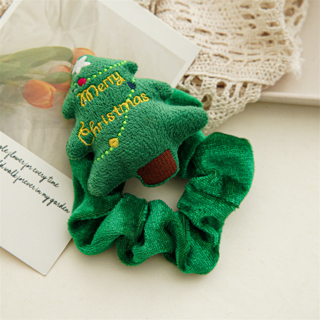Gifty - Christmas Character Plush Scrunchie - XmasTree variant