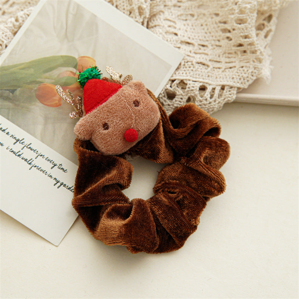 Gifty - Christmas Character Plush Scrunchie - RedHatDeer variant
