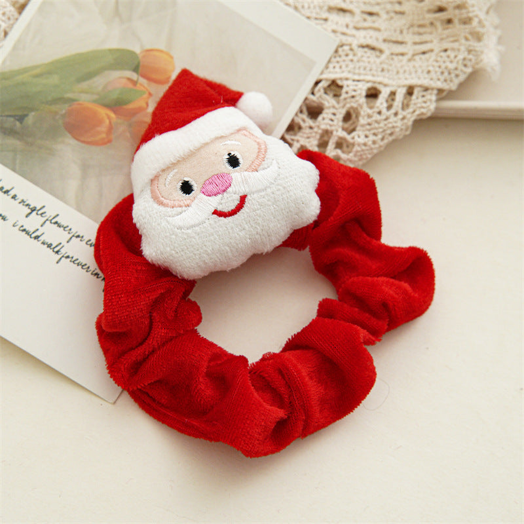 Gifty - Christmas Character Plush Scrunchie - Santa variant