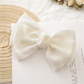 Beau - Solid Bow Hair Clip - White variant