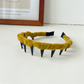 Gifty - Wavy Velvet Headband - Yellow variant
