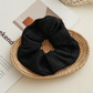 Gifty - Solid Knit Oversized Scrunchie - Black variant