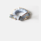 KnotBlue Gifty - Blue Bow Crystal Hair Tie on neutral background