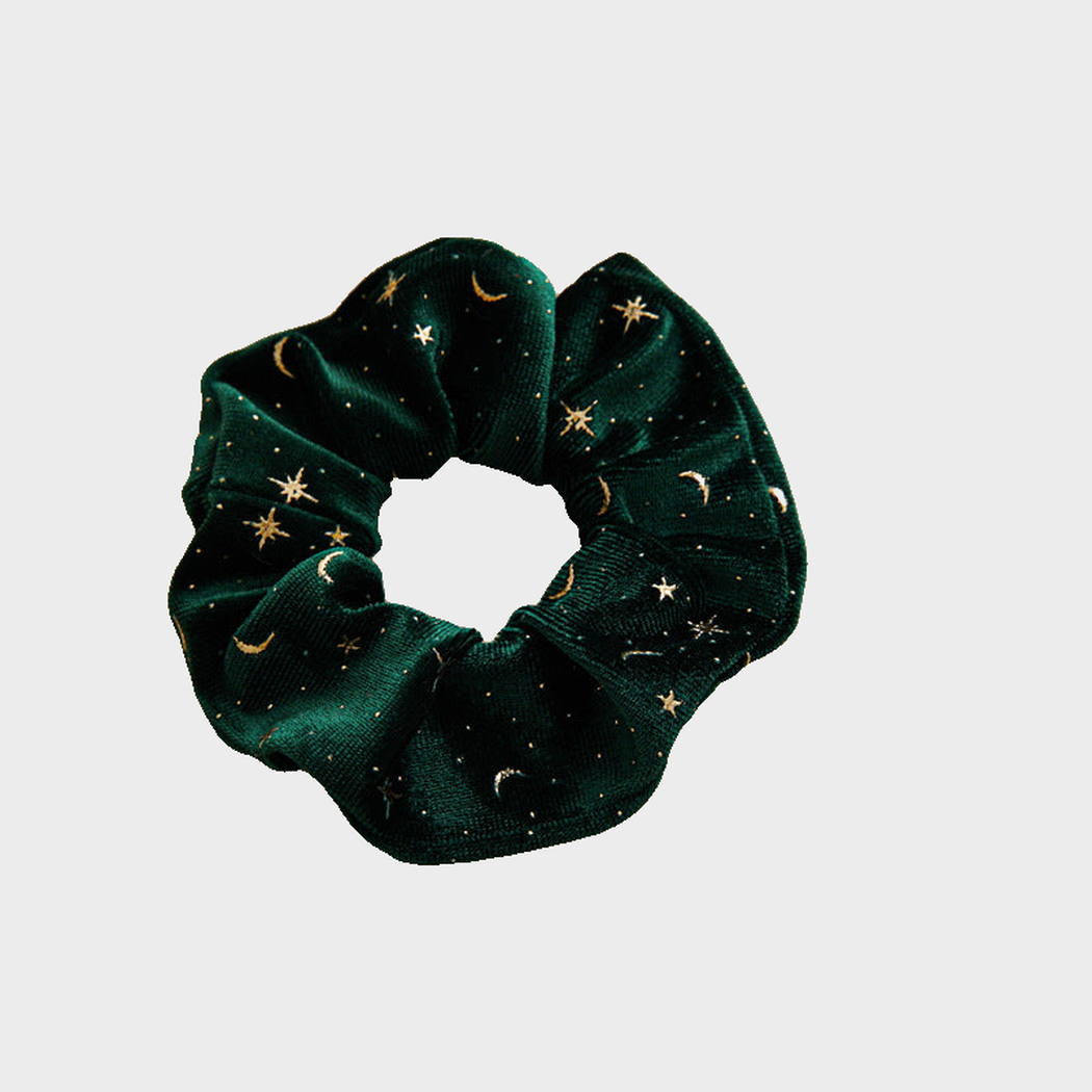 StarGreen Gifty - Christmas Plush Scrunchie on neutral background