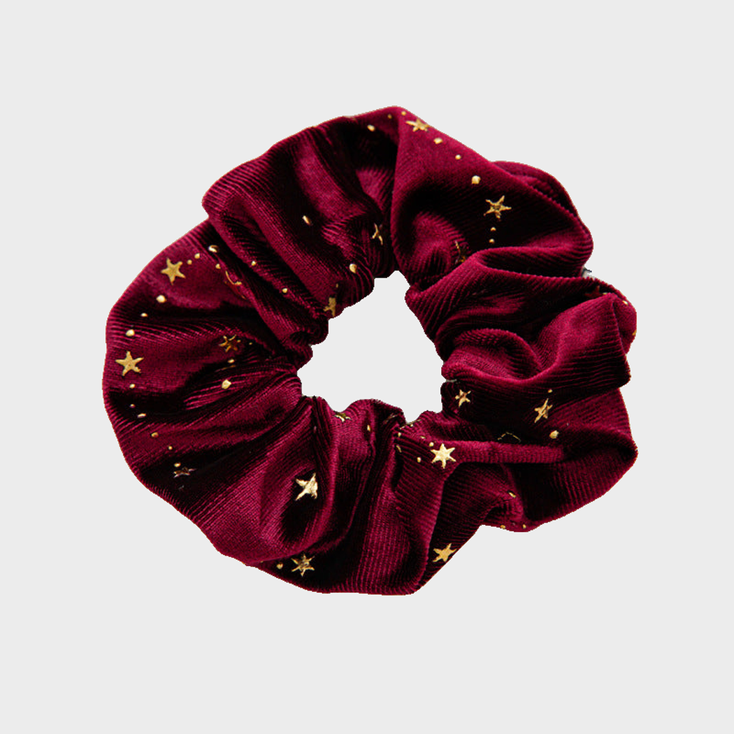 StarBurg Gifty - Star Plush Scrunchie on neutral background
