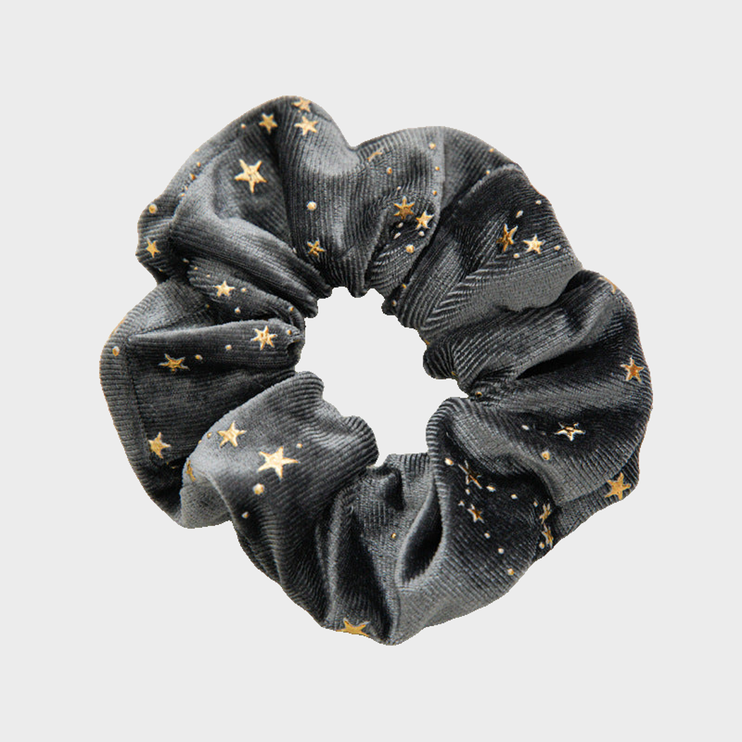 StarGray Gifty - Star Plush Scrunchie on neutral background