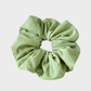 Green Gifty - Pastel Padded Scrunchie on neutral background