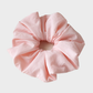 Pink Gifty - Pastel Padded Scrunchie on neutral background