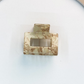Beau - Marbled Square Hair Claw - BeigeMarble variant